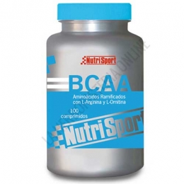 BCAA Aminocidos ramificados Nutrisport 1 gr. 100 comprimidos