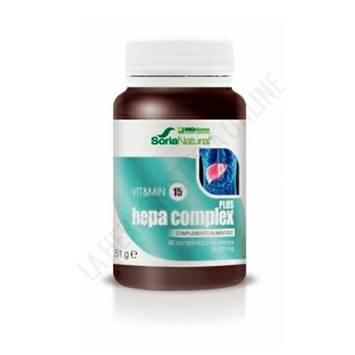 NUEVO Hepa Complex Plus Vitamin 15 MG Dose 60 comprimidos