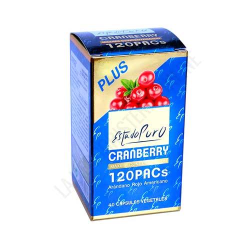 OFERTA Cranberry Plus Estado Puro Arandano Rojo Americano 120 PACs Tongil 40 cpsulas vegetales