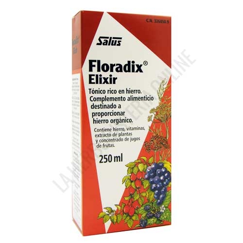 OFERTA Floradix hierro Salus jarabe 250 ml.