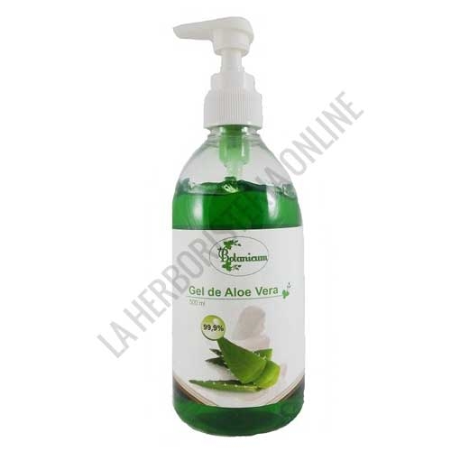 Gel de Aloe Vera 99,9% con dosificador Botanicum 500 ml.