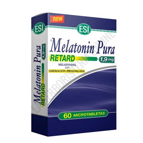 Melatonin Pura Retard 1,9 mg. liberacin prolongada Esi 60 microtabletas