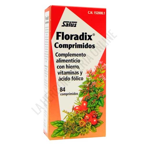Floradix hierro Salus 84 comprimidos