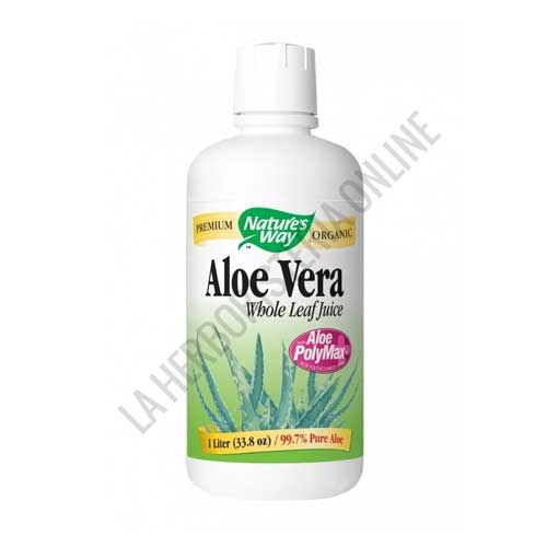 Zumo de Aloe Vera Polymax Biolgico Natures Way 1 litro